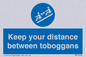 MP7548: Keep your distance between toboggans