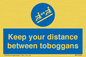 MP7548: Keep your distance between toboggans