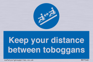 MP7548: Keep your distance between toboggans