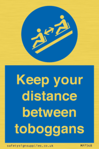 MP7548: Keep your distance between toboggans