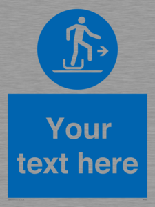 MP7550: Custom Alighting from a toboggan to the right