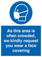MP7560: As this area is often crowded, we kindly request you wear a face covering