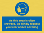 MP7560: As this area is often crowded, we kindly request you wear a face covering