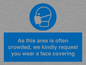 MP7560: As this area is often crowded, we kindly request you wear a face covering