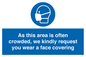 MP7560: As this area is often crowded, we kindly request you wear a face covering