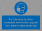 MP7560: As this area is often crowded, we kindly request you wear a face covering