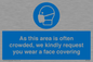 MP7560: As this area is often crowded, we kindly request you wear a face covering