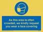MP7560: As this area is often crowded, we kindly request you wear a face covering
