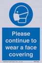 MP7562: Please continue to wear a face covering