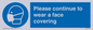 MP7562: Please continue to wear a face covering