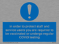 MP7563: In order to protect staff and service users you are required to be vaccinated or undergo regular COVID testing