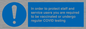 MP7563: In order to protect staff and service users you are required to be vaccinated or undergo regular COVID testing