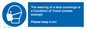 MP7564: The wearing of a face coverings is a Condition of Travel (unless exempt) Please keep it on!