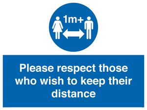 MP7565: Please respect those who wish to keep their distance