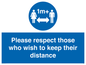 MP7565: Please respect those who wish to keep their distance