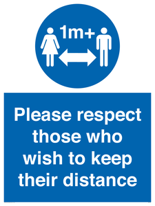 MP7565: Please respect those who wish to keep their distance