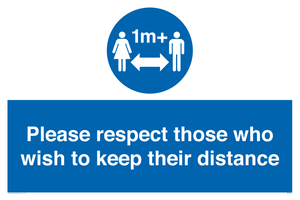 MP7565: Please respect those who wish to keep their distance