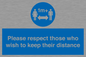 MP7565: Please respect those who wish to keep their distance