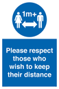 MP7565: Please respect those who wish to keep their distance