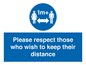 MP7565: Please respect those who wish to keep their distance