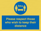 MP7565: Please respect those who wish to keep their distance