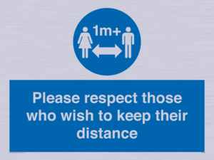 MP7565: Please respect those who wish to keep their distance