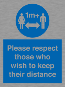 MP7565: Please respect those who wish to keep their distance