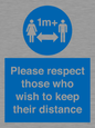 MP7565: Please respect those who wish to keep their distance