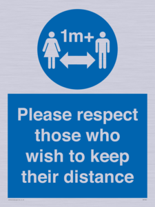 MP7565: Please respect those who wish to keep their distance