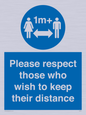 MP7565: Please respect those who wish to keep their distance