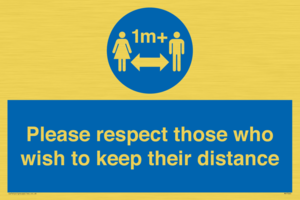 MP7565: Please respect those who wish to keep their distance