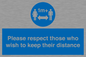 MP7565: Please respect those who wish to keep their distance