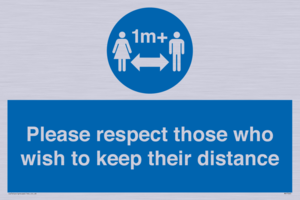 MP7565: Please respect those who wish to keep their distance