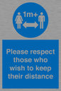 MP7565: Please respect those who wish to keep their distance