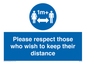 MP7565: Please respect those who wish to keep their distance