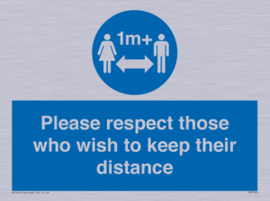 MP7565: Please respect those who wish to keep their distance
