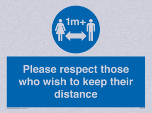 MP7565: Please respect those who wish to keep their distance