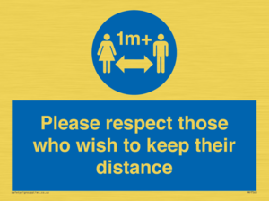MP7565: Please respect those who wish to keep their distance