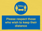 MP7565: Please respect those who wish to keep their distance