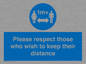 MP7565: Please respect those who wish to keep their distance