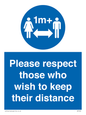 MP7565: Please respect those who wish to keep their distance