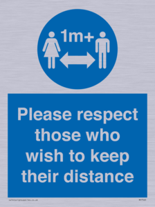 MP7565: Please respect those who wish to keep their distance