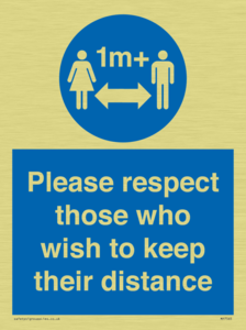 MP7565: Please respect those who wish to keep their distance