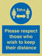 MP7565: Please respect those who wish to keep their distance