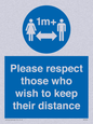 MP7565: Please respect those who wish to keep their distance