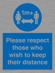 MP7565: Please respect those who wish to keep their distance