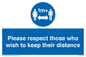 MP7565: Please respect those who wish to keep their distance