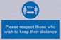 MP7565: Please respect those who wish to keep their distance