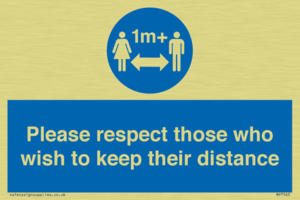 MP7565: Please respect those who wish to keep their distance