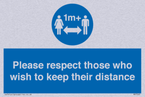 MP7565: Please respect those who wish to keep their distance